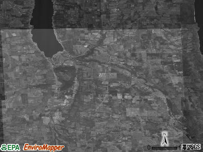 Zip code 14435 satellite photo by USGS