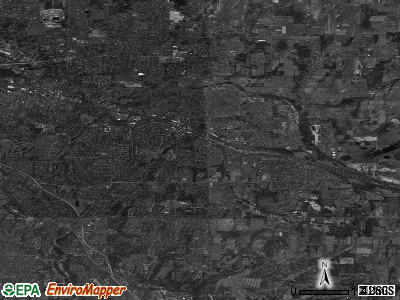 Zip code 14450 satellite photo by USGS