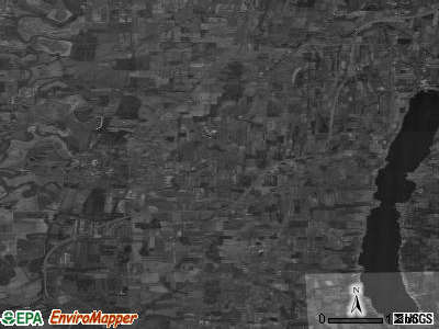 Zip code 14454 satellite photo by USGS