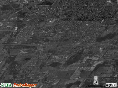 Zip code 14467 satellite photo by USGS