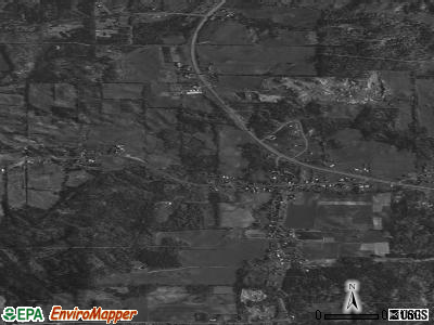 Zip code 14475 satellite photo by USGS