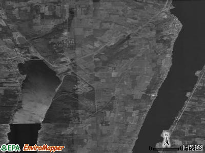 Zip code 14478 satellite photo by USGS