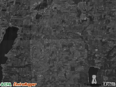 Zip code 14487 satellite photo by USGS