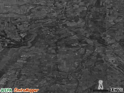 Zip code 14510 satellite photo by USGS