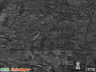Zip code 14517 satellite photo by USGS