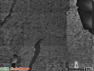 Zip code 14527 satellite photo by USGS