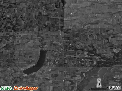 Zip code 14530 satellite photo by USGS