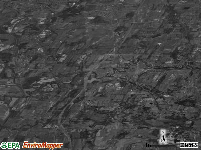 Zip code 14543 satellite photo by USGS