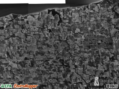 Zip code 14590 satellite photo by USGS