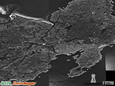 Zip code 01930 satellite photo by USGS