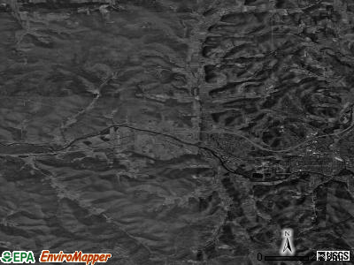 Zip code 14706 satellite photo by USGS