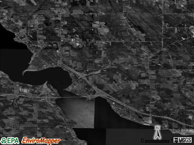 Zip code 14712 satellite photo by USGS