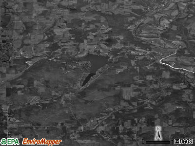Zip code 14717 satellite photo by USGS