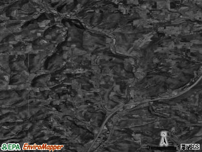 Zip code 14743 satellite photo by USGS