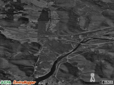 Zip code 14783 satellite photo by USGS