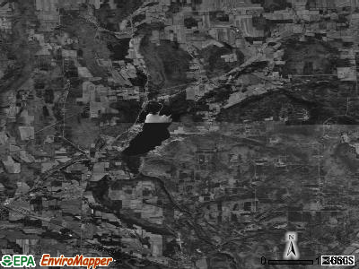 Zip code 14805 satellite photo by USGS