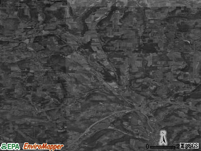 Zip code 14807 satellite photo by USGS