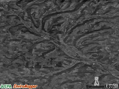 Zip code 14809 satellite photo by USGS