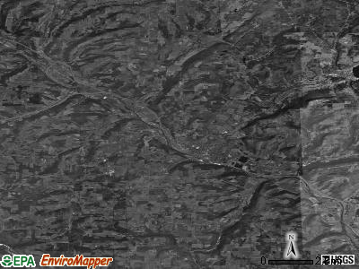 Zip code 14810 satellite photo by USGS