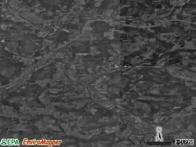 Zip code 14813 satellite photo by USGS
