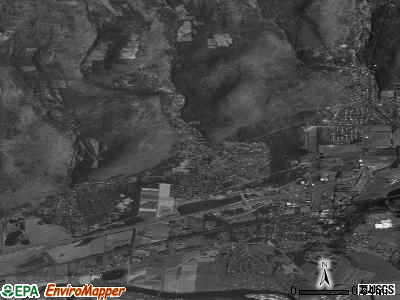 Zip code 14814 satellite photo by USGS