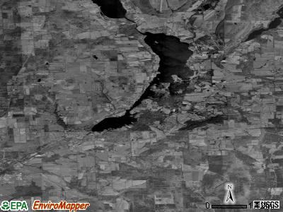 Zip code 14815 satellite photo by USGS