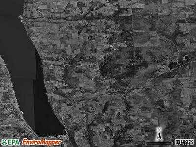 Zip code 14818 satellite photo by USGS