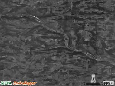 Zip code 14819 satellite photo by USGS