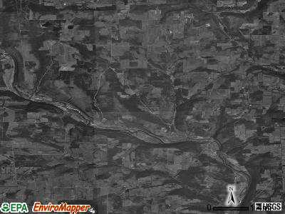 Zip code 14820 satellite photo by USGS