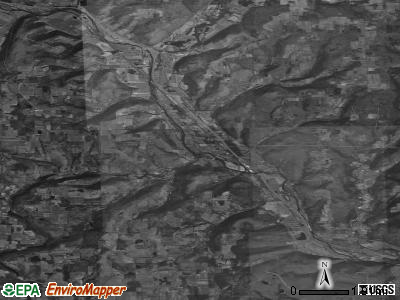 Zip code 14821 satellite photo by USGS