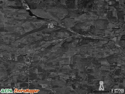 Zip code 14822 satellite photo by USGS