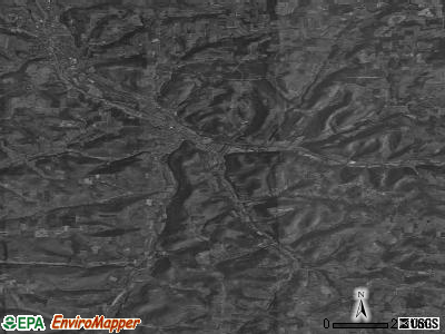 Zip code 14823 satellite photo by USGS
