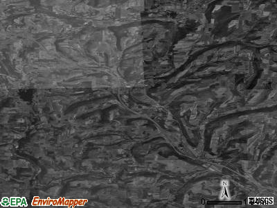 Zip code 14826 satellite photo by USGS