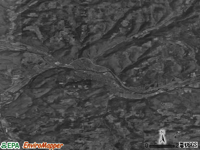 Zip code 14830 satellite photo by USGS