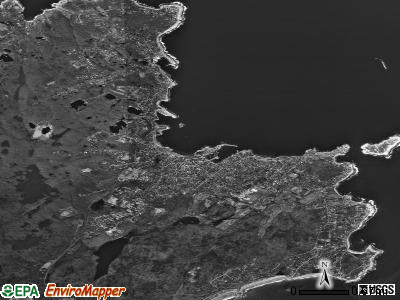 Zip code 01966 satellite photo by USGS