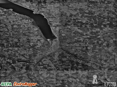 Zip code 14857 satellite photo by USGS