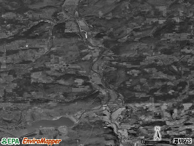 Zip code 14858 satellite photo by USGS