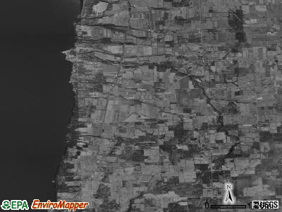 Zip code 14860 satellite photo by USGS