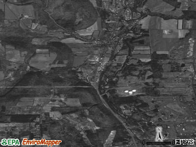 Zip code 14872 satellite photo by USGS