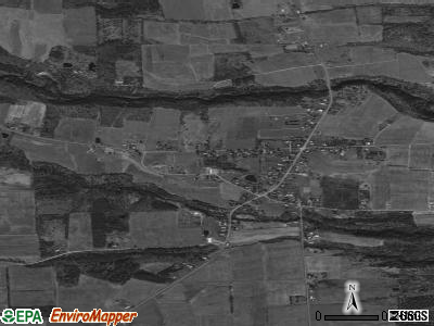 Zip code 14874 satellite photo by USGS