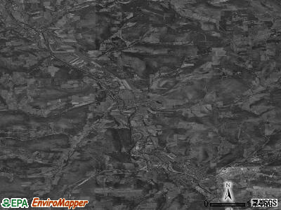 Zip code 14880 satellite photo by USGS