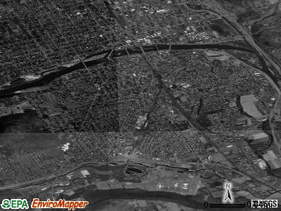 Zip code 14904 satellite photo by USGS