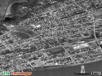 Zip code 15014 satellite photo by USGS