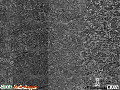 Zip code 15021 satellite photo by USGS