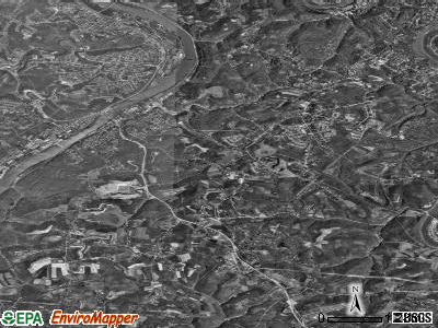 Zip code 15037 satellite photo by USGS
