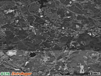 Zip code 02019 satellite photo by USGS