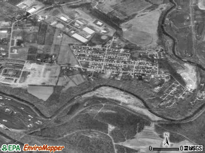 Zip code 15055 satellite photo by USGS