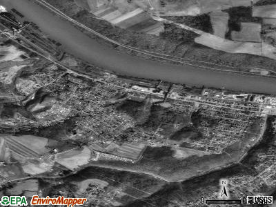 Zip code 15067 satellite photo by USGS