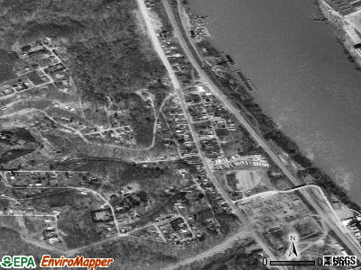 Zip code 15081 satellite photo by USGS