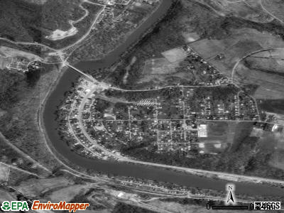 Zip code 15083 satellite photo by USGS